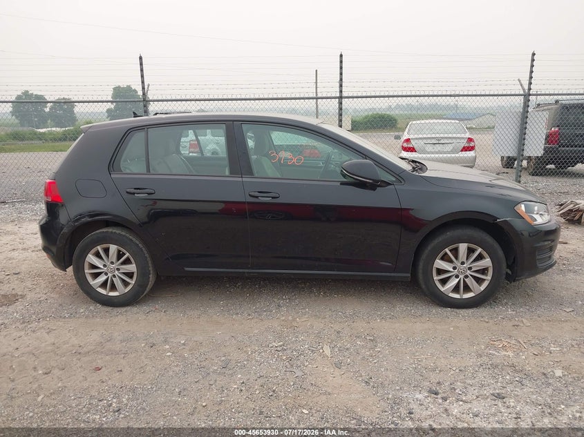 2016 Volkswagen Golf Tsi S 4-Door VIN: 3VW217AU1GM041998 Lot: 45653930