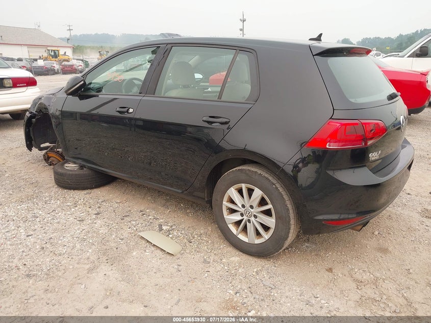 2016 Volkswagen Golf Tsi S 4-Door VIN: 3VW217AU1GM041998 Lot: 45653930