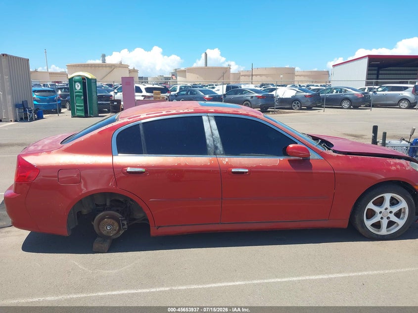 2005 Infiniti G35 VIN: JNKCV51E05M200316 Lot: 45653937