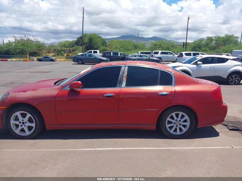 2005 Infiniti G35 VIN: JNKCV51E05M200316 Lot: 45653937