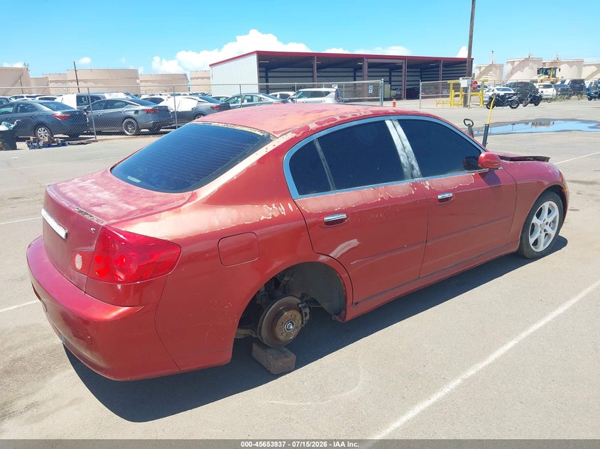 2005 INFINITI G35 auction photo 4