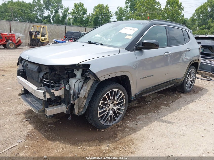 Vin: 3c4njdcn6pt500288, lot: 46152503, jeep compass limited 4x4 20232