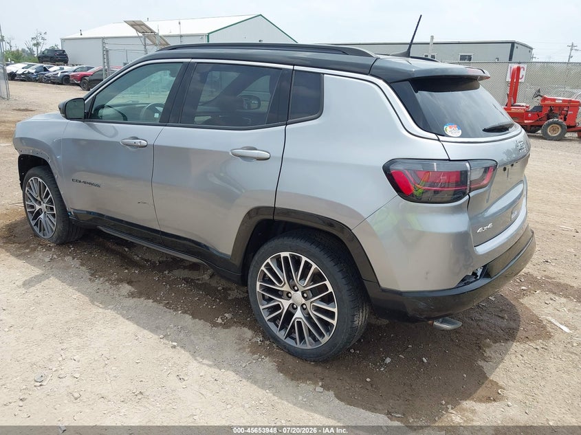 Vin: 3c4njdcn6pt500288, lot: 46152503, jeep compass limited 4x4 20233