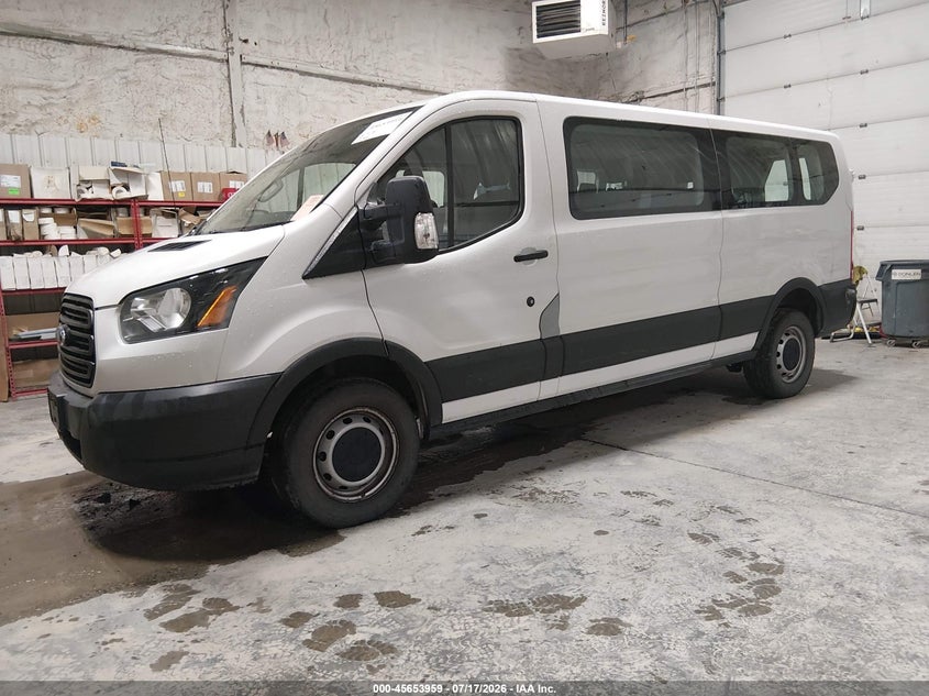 Vin: 1fbzx2zm5gka14354, lot: 46152514, ford transit-350 xl 20162