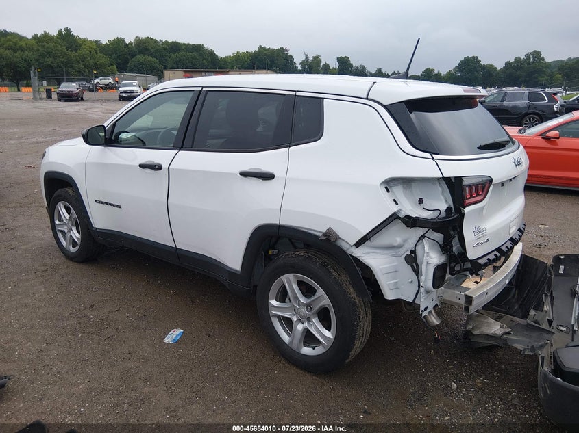 Vin: 3c4njdan2rt599777, lot: 46152565, jeep compass sport 4x4 20243