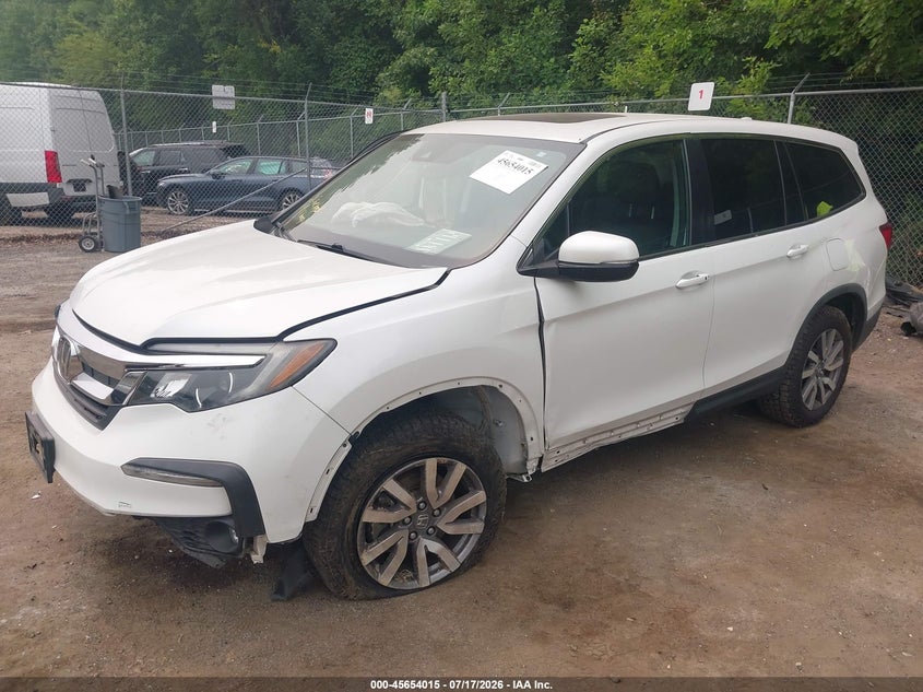Vin: 5fnyf6h51lb011275, lot: 46152570, honda pilot awd ex-l 20202