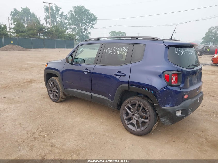 2021 Jeep Renegade 80Th Anniversary 4X4 VIN: ZACNJDBB4MPN23060 Lot: 45654034