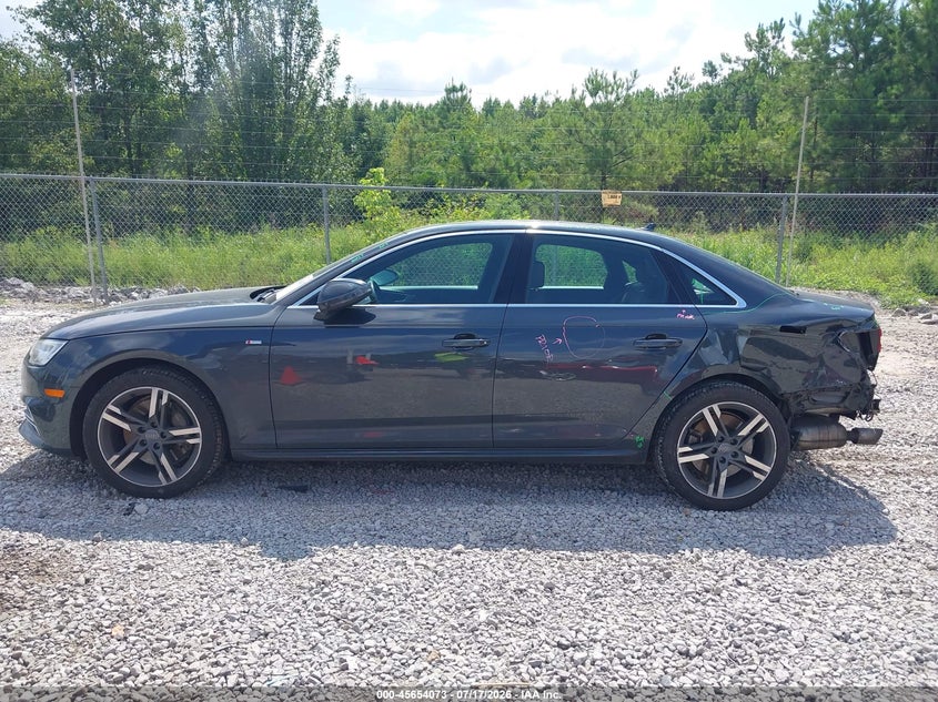 2018 Audi A4 2.0T Premium/2.0T Tech Premium VIN: WAUENAF4XJA083954 Lot: 45654073