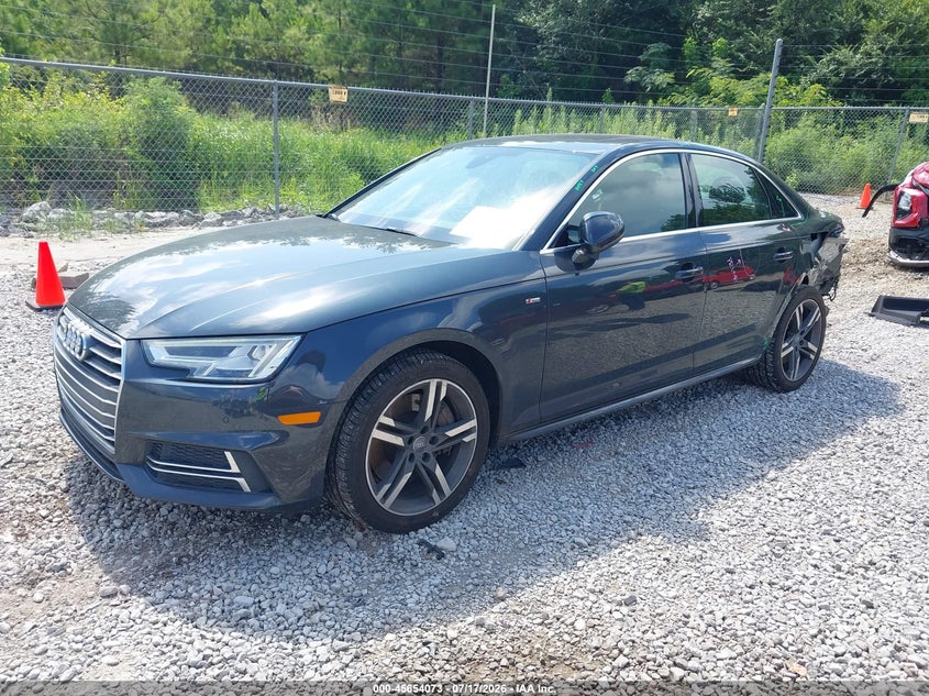 2018 Audi A4 2.0T Premium/2.0T Tech Premium VIN: WAUENAF4XJA083954 Lot: 45654073