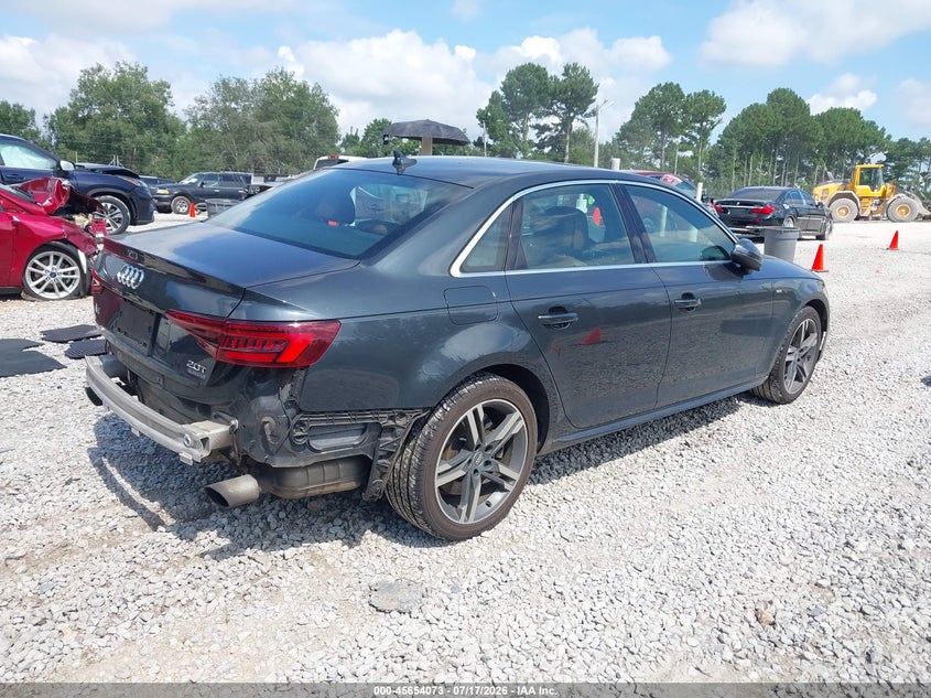 2018 Audi A4 2.0T Premium/2.0T Tech Premium VIN: WAUENAF4XJA083954 Lot: 45654073
