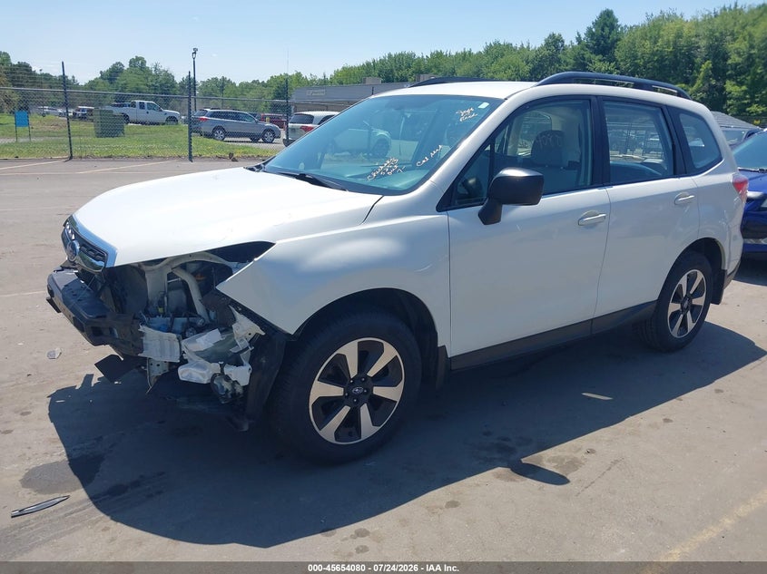Vin: jf2sjabc8jh558833, lot: 46152635, subaru forester 2.5i 20182