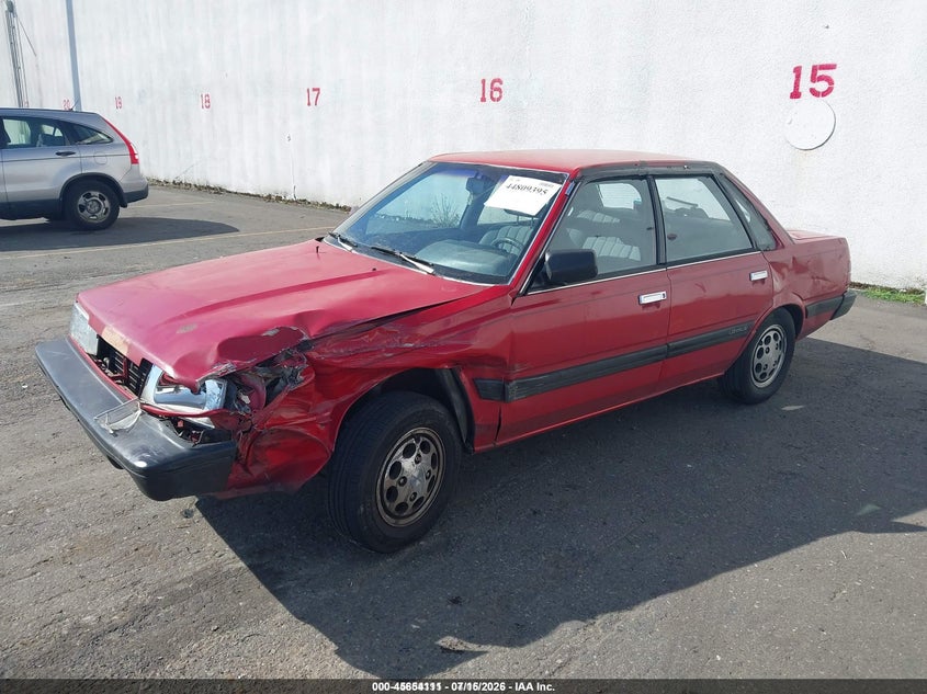 1991 Subaru Leone, Био/химия, IAAI, VIN JF1AC422XMB207450 — фото 2