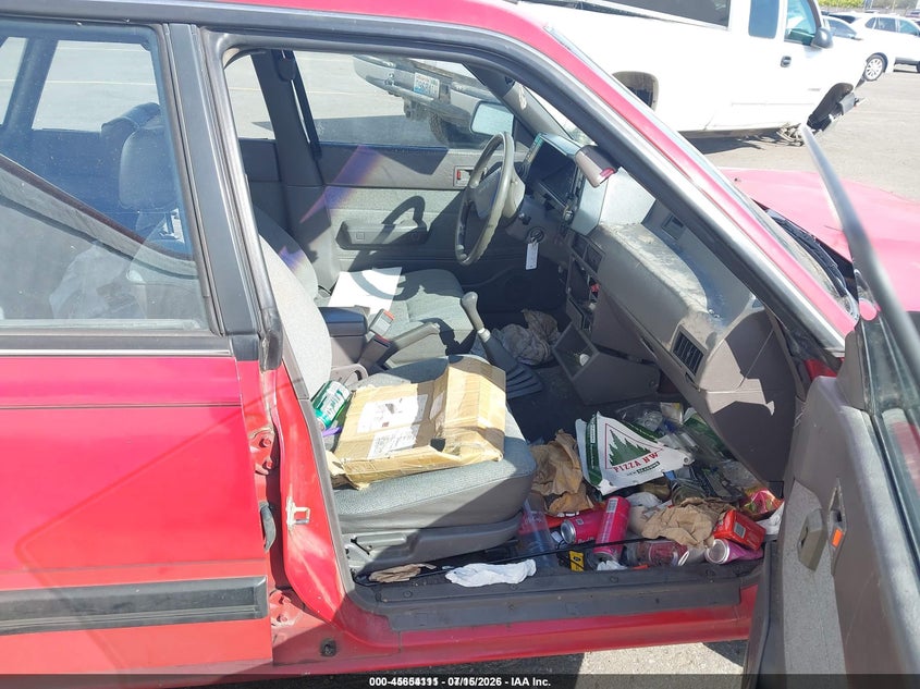 1991 SUBARU LEONE SEDAN 1.8L H4 FI F