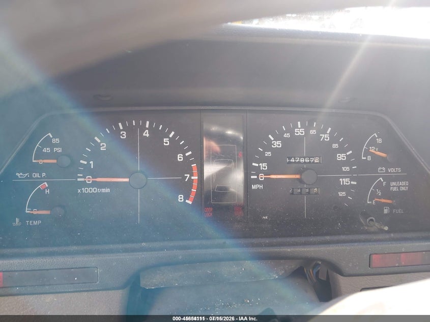1991 Subaru Loyale VIN: JF1AC422XMB207450 Lot: 45654111