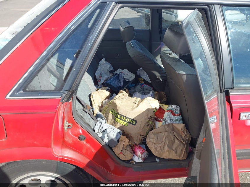1991 Subaru Loyale VIN: JF1AC422XMB207450 Lot: 45654111