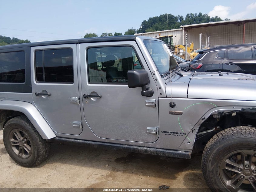 2016 Jeep Wrangler Unlimited 75Th Anniversary VIN: 1C4HJWEG3GL244680 Lot: 45654124