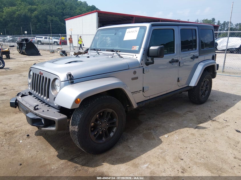 2016 Jeep Wrangler Unlimited 75Th Anniversary VIN: 1C4HJWEG3GL244680 Lot: 45654124
