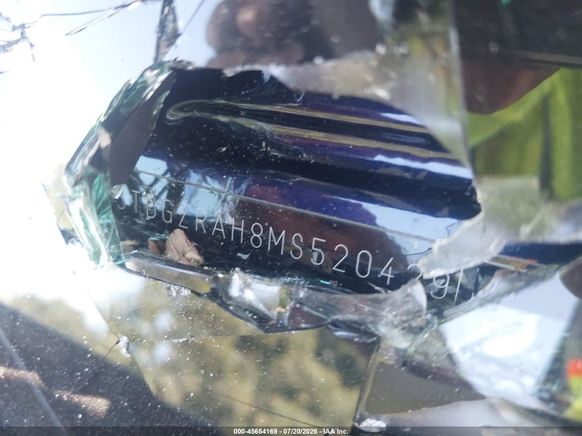 2021 Toyota Highlander Xle VIN: 5TDGZRAH8MS520429 Lot: 45654169