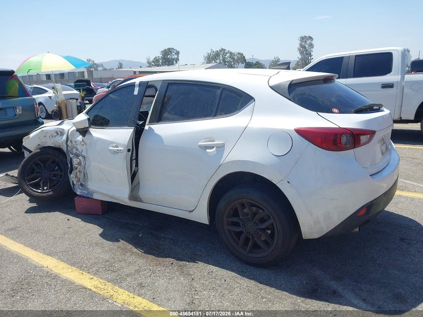 Vin: jm1bm1m74g1281640, lot: 46152736, mazda mazda3 i touring 20163