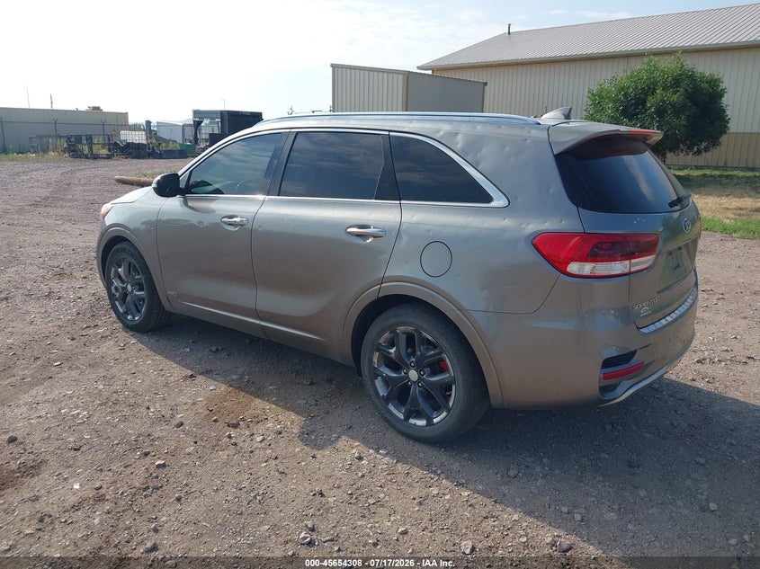 Vin: 5xypkda55gg087294, lot: 46152863, kia sorento 3.3l sx 20163