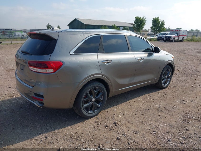 Vin: 5xypkda55gg087294, lot: 46152863, kia sorento 3.3l sx 20164