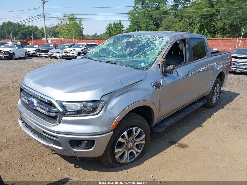 2020 Ford Ranger Lariat VIN: 1FTER4FH3LLA23162 Lot: 45654310