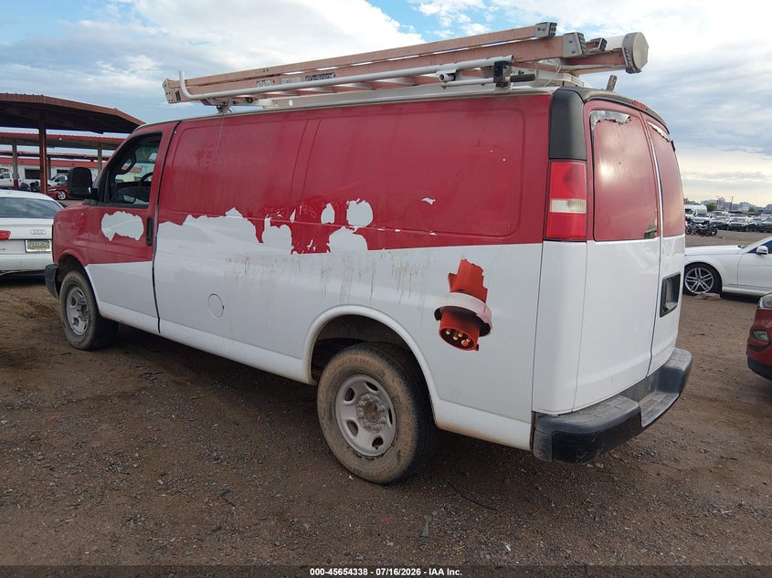 Vin: 1gcwgaff3g1298412, lot: 46152893, chevrolet express 2500 work van 20163