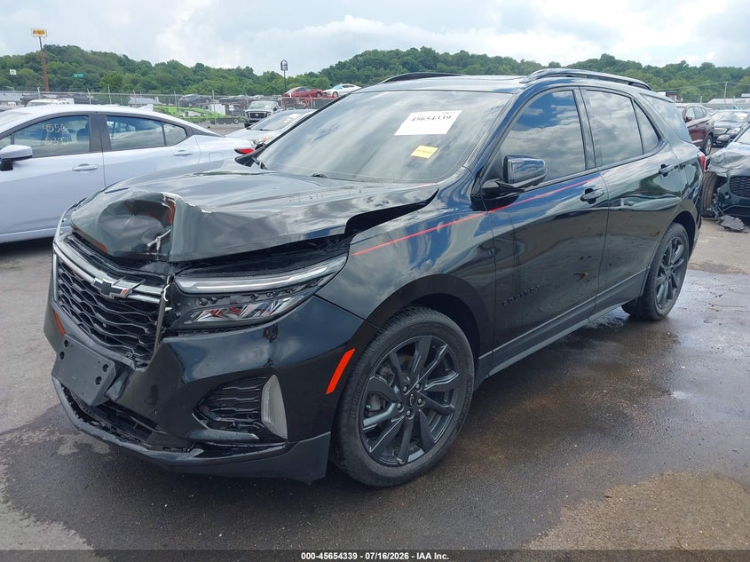 2023 Chevrolet Equinox, Front End, IAAI, VIN 3GNAXMEG4PL205550 — photo 2