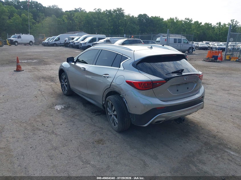 Vin: sjkch5cr8ja052529, lot: 46152895, infiniti qx30 premium 20183