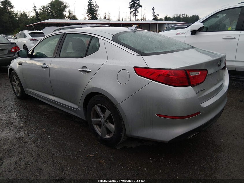 Vin: 5xxgm4a72fg398728, lot: 46152937, kia optima lx 20153