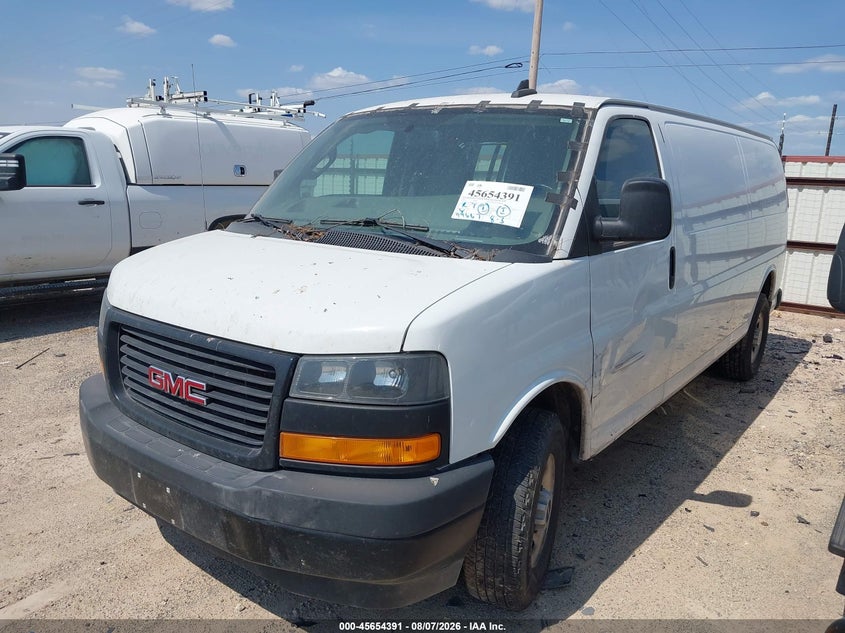 Vin: 1gtw7bfp3p1112642, lot: 46152946, gmc savana cargo rwd 2500 extended wheelbase work van 20232