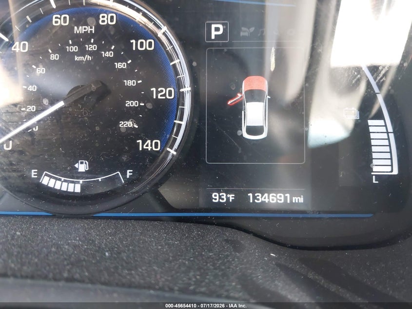 2018 Hyundai Ioniq Hybrid Blue VIN: KMHC65LC2JU072693 Lot: 45654410