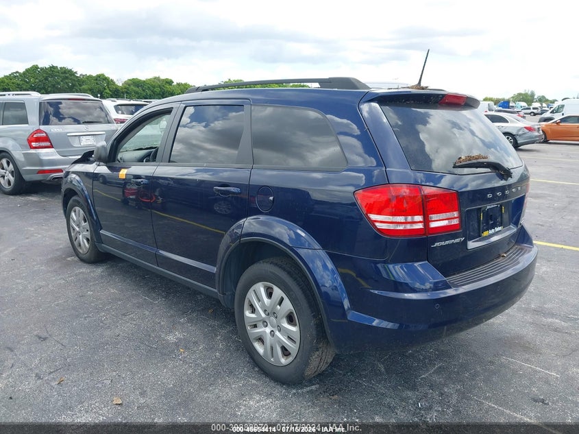 2020 DODGE JOURNEY SPORT UTILITY VEHICLE 2.4L I-4 DOHC, VVT, 173HP