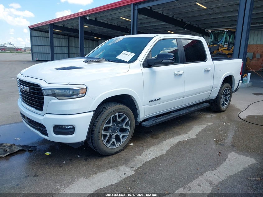 Vin: 1c6srfjpxsn550123, lot: 46152990, ram 1500 laramie  4x4 5'7 box 20252