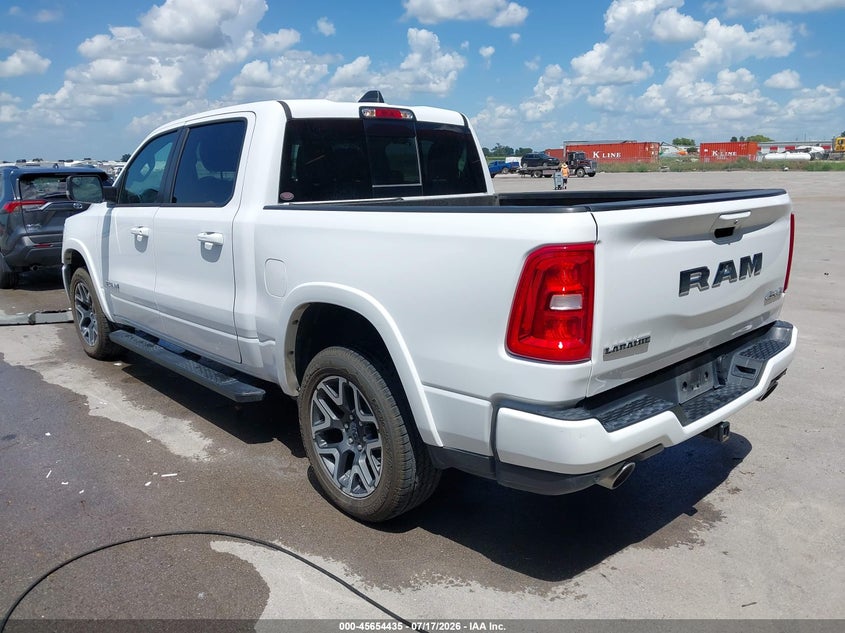 Vin: 1c6srfjpxsn550123, lot: 46152990, ram 1500 laramie  4x4 5'7 box 20253