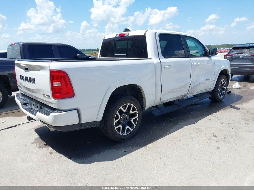Vin: 1c6srfjpxsn550123, lot: 46152990, ram 1500 laramie  4x4 5'7 box 20254