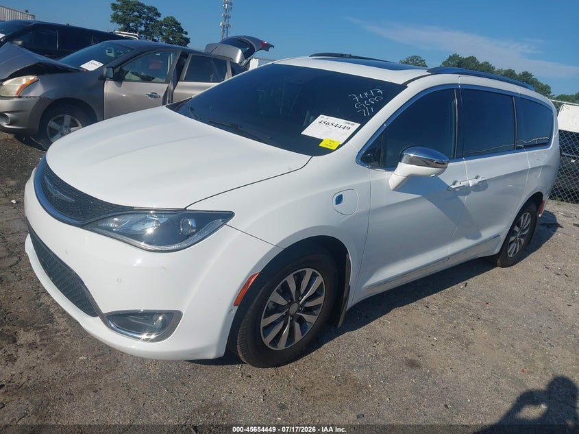 Vin: 2c4rc1n70lr127447, lot: 46153004, chrysler pacifica hybrid limited 20202