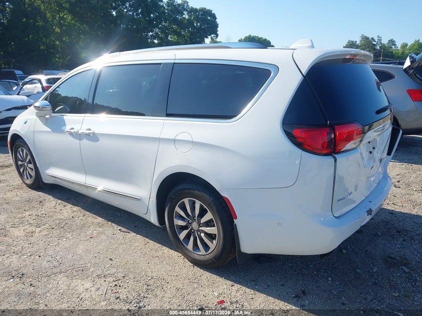 Vin: 2c4rc1n70lr127447, lot: 46153004, chrysler pacifica hybrid limited 20203