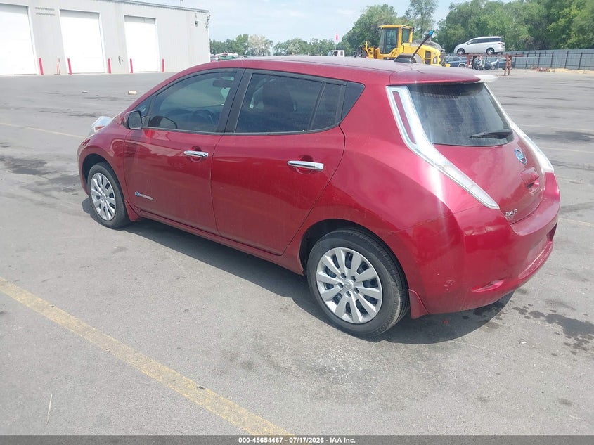 2014 NISSAN LEAF auction photo 3