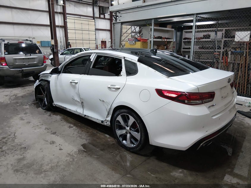 Vin: 5xxgw4l2xhg167297, lot: 46153073, kia optima sx turbo 20173