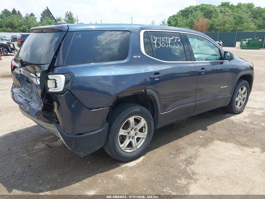 2019 GMC Acadia Sle-1 VIN: 1GKKNKLA6KZ102013 Lot: 45654533