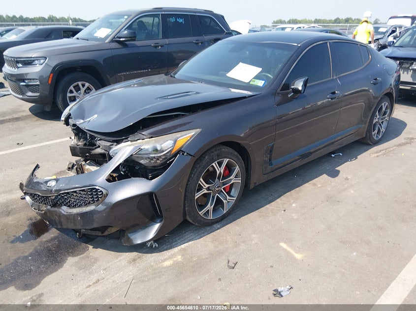 Vin: knae35lc5k6048669, lot: 46153165, kia stinger gt 20192