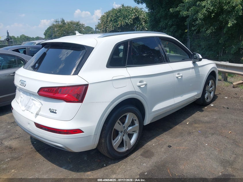 Vin: wa1anafy6j2015045, lot: 46153180, audi q5 2.0t premium/2.0t tech premium 20184