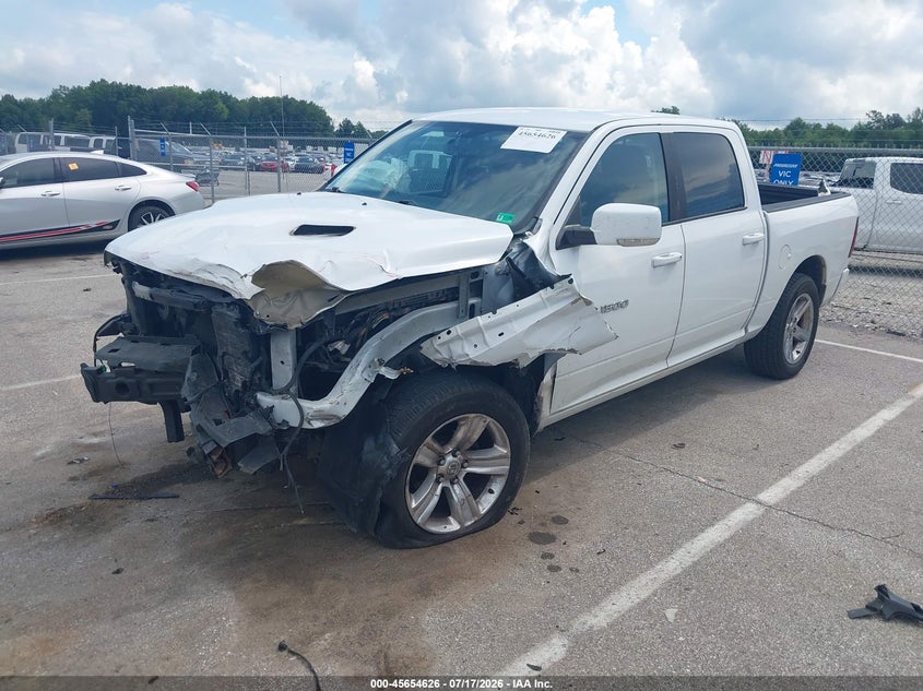 Vin: 1c6rd7mt8cs126325, lot: 46153181, ram 1500 sport 20122