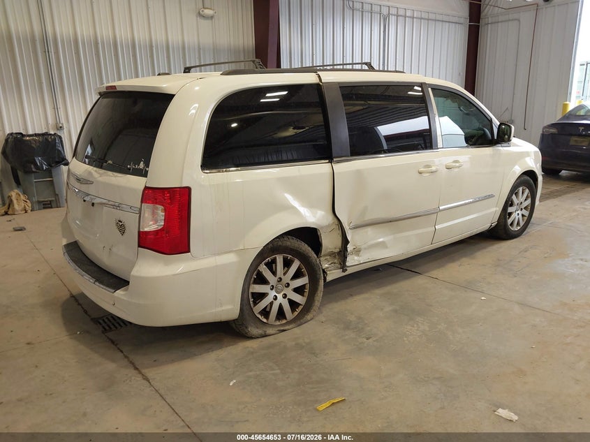 Vin: 2c4rc1bg8dr696181, lot: 46153208, chrysler town & country touring 20134