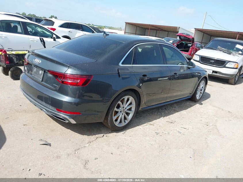 2019 Audi A4 45 Premium VIN: WAUDNAF47KA115613 Lot: 45654665