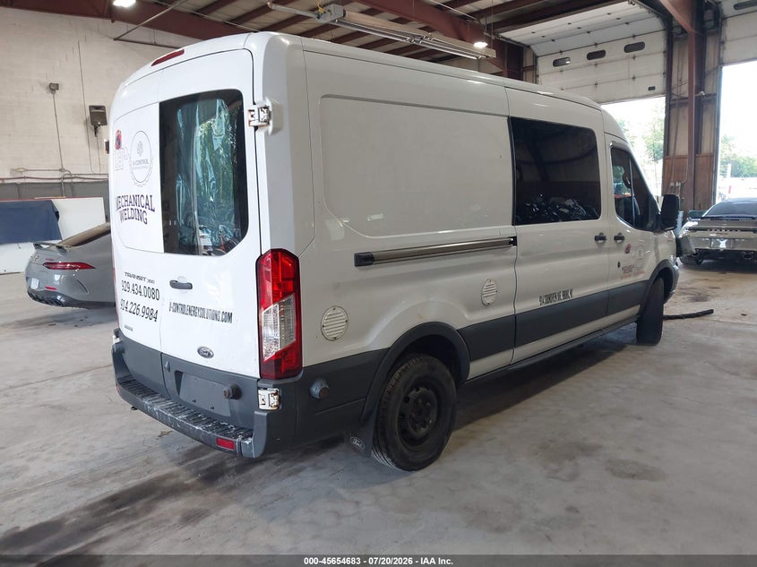 Vin: 1ftbw2cm6gka02447, lot: 46153238, ford transit-350 20164