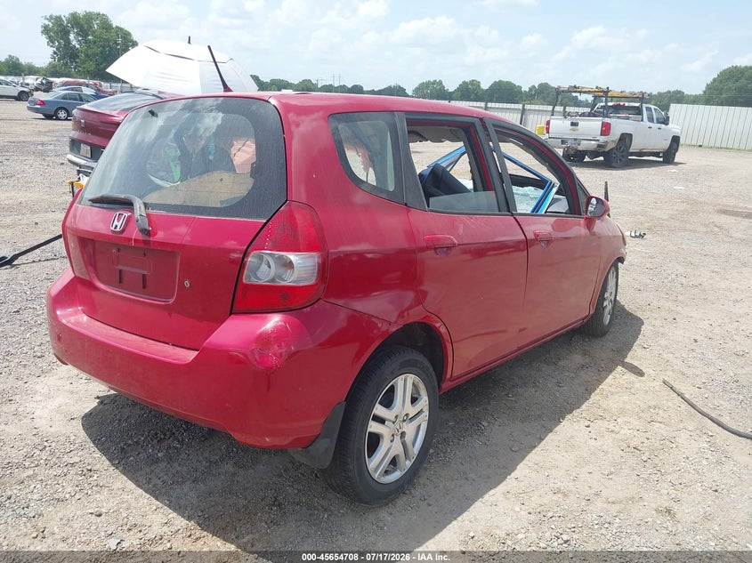 2007 Honda Fit VIN: JHMGD384X7S052552 Lot: 45654708