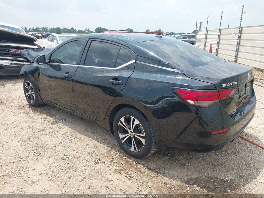 Vin: 3n1ab8cv2ny316908, lot: 46153308, nissan sentra sv xtronic cvt 20223