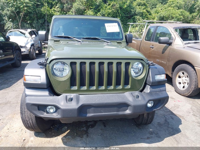 2021 Jeep Wrangler Unlimited Sport S 4X4 VIN: 1C4HJXDG4MW754781 Lot: 45654783